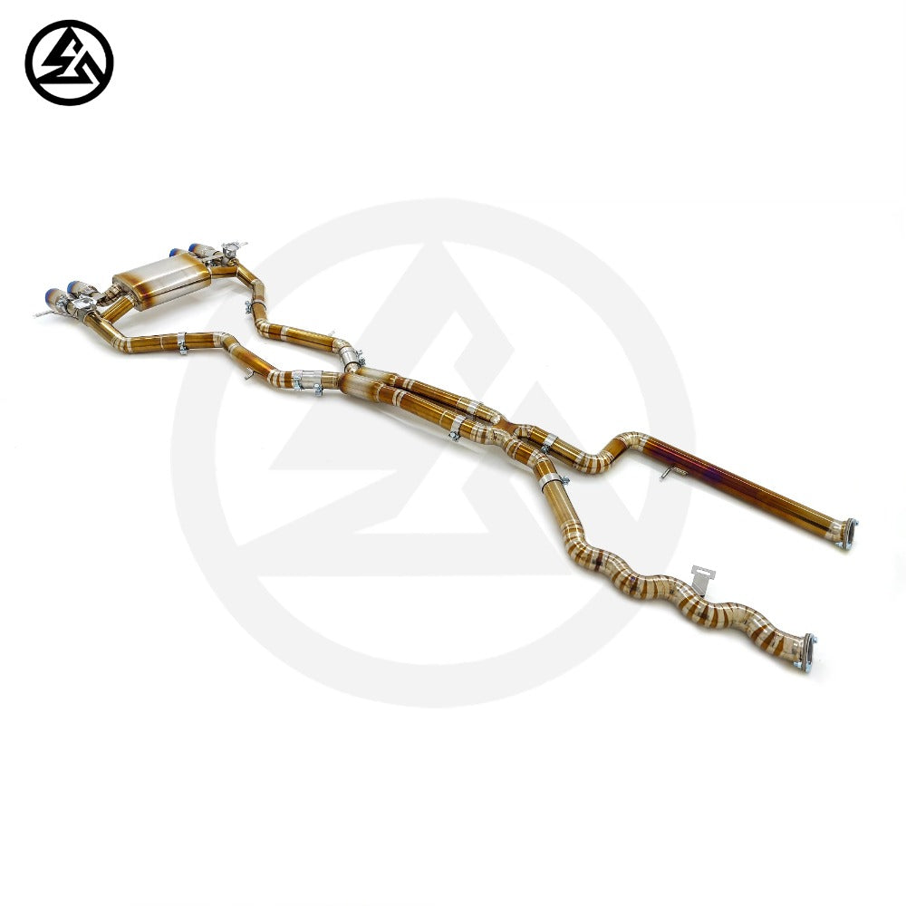 GF Titanium Valved Catback Exhaust for BMW G87 M2 S58 3.0T Valved Equal Length Midpipe Muffler Exhaust System