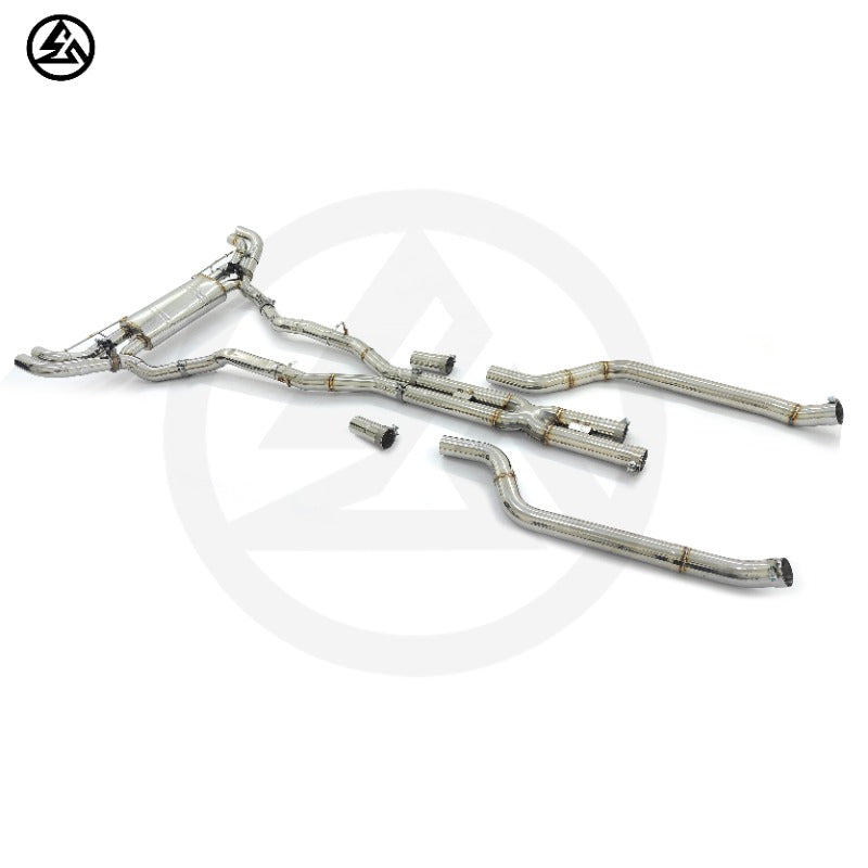 BMW X5 G05 M50i/X6 G06 4.4T Stainless Steel Catback Exhaust with Remote Valves, B2B Wholesale