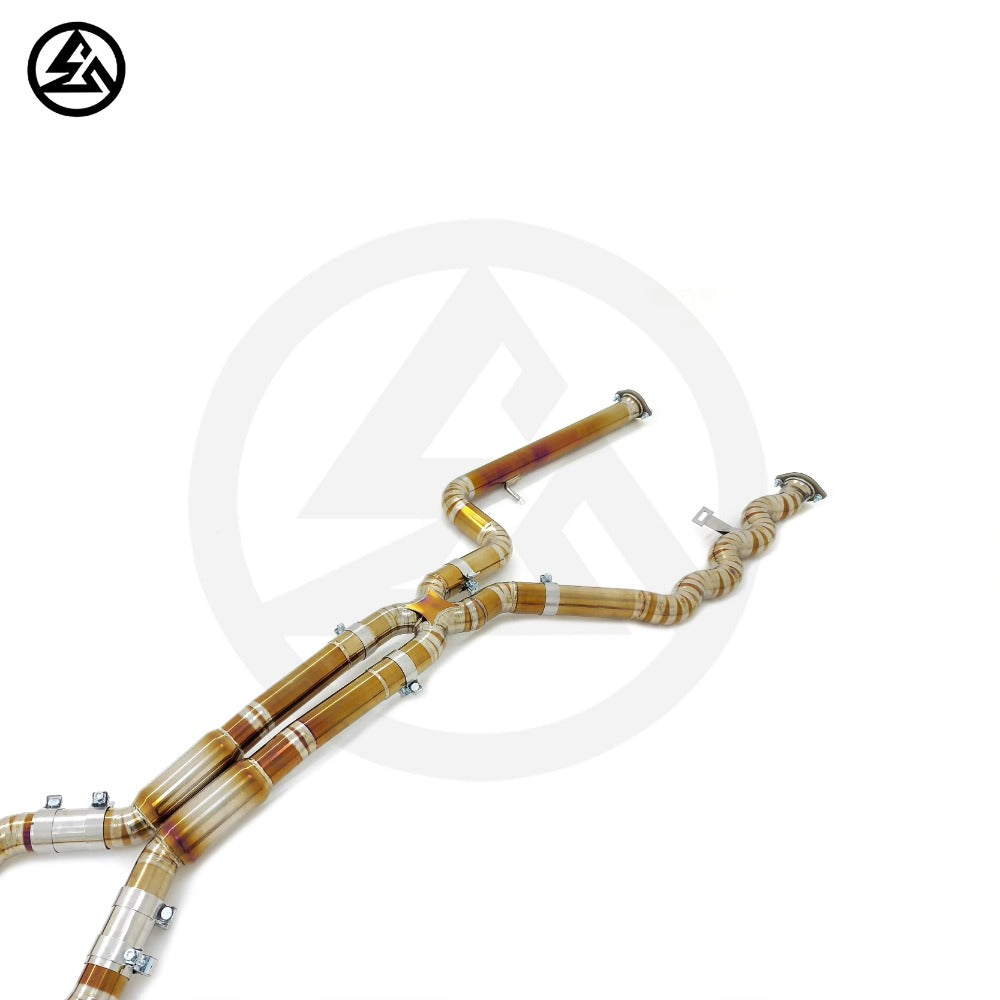 GF Titanium Valved Catback Exhaust for BMW G87 M2 S58 3.0T Valved Equal Length Midpipe Muffler Exhaust System