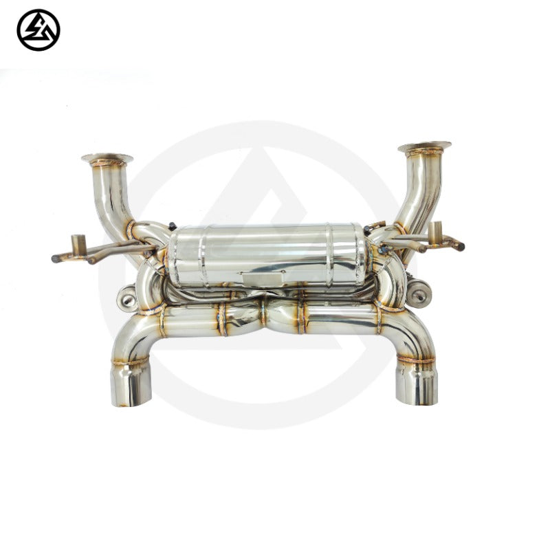 Lamborghini Aventador LP700/SVJ Stainless Steel Valvetronic Axleback Exhaust with Valved Muffler, B2B Wholesale