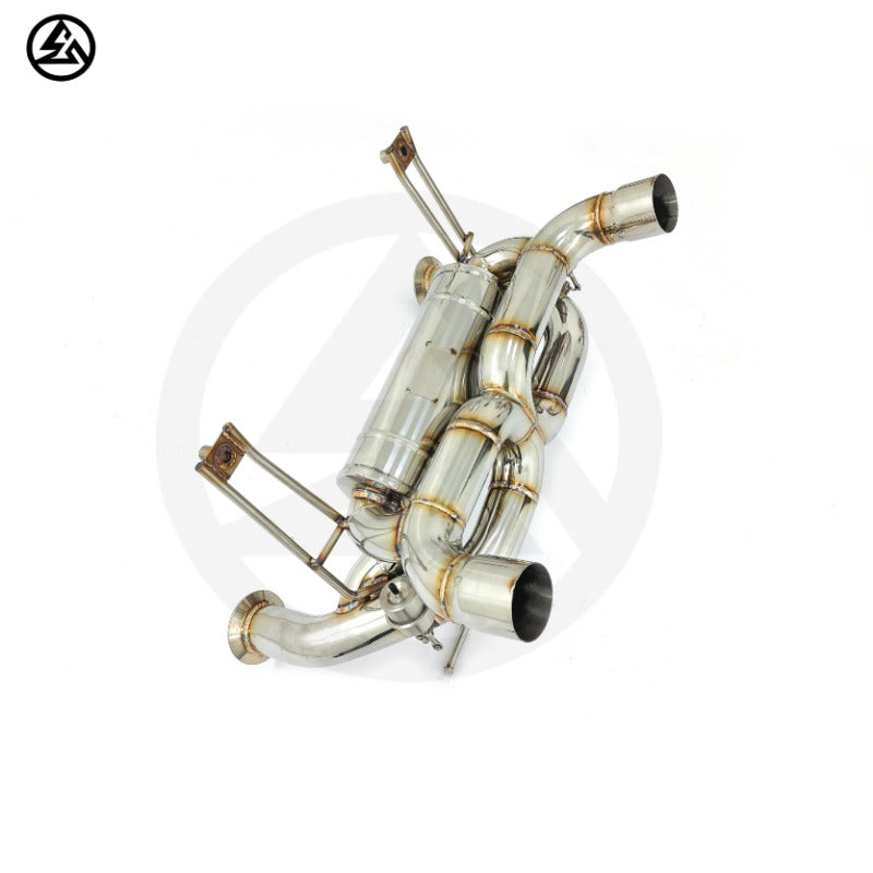 Lamborghini Aventador LP700/SVJ Stainless Steel Valvetronic Axleback Exhaust with Valved Muffler, B2B Wholesale