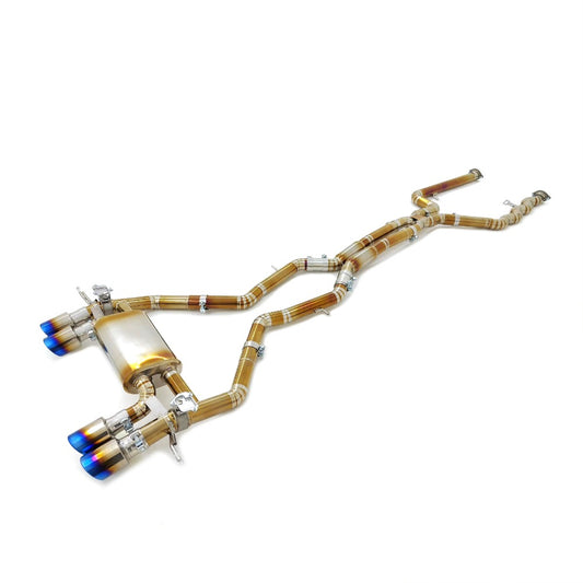 GF Titanium Valved Catback Exhaust for BMW G87 M2 S58 3.0T Valved Equal Length Midpipe Muffler Exhaust System