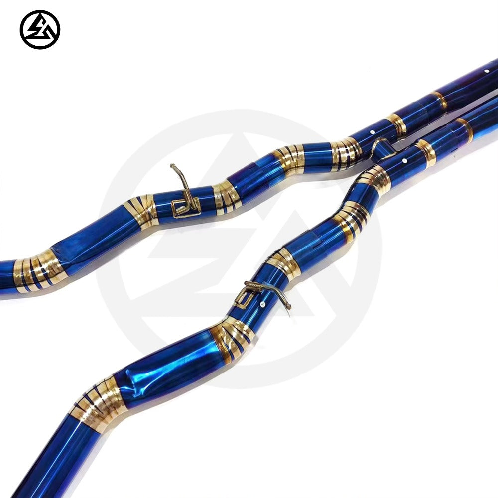 GF Titanium Valved Catback Exhaust for BMW M8 F92 4.4T Valved Muffler Exhaust System Axleback With Remote Control