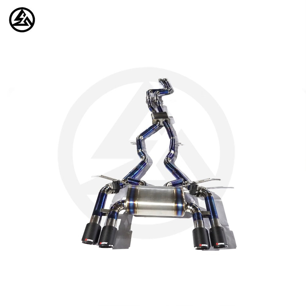 GF High Quality Titanium Valved Catback Exhaust for BMW F80 M3 F82 M4 3.0T Electronic Valve Remote Control Exhaust System