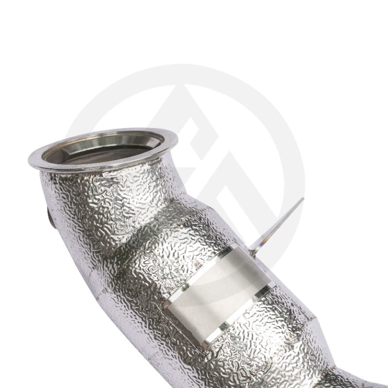 GF High Flow Catted Downpipe for Mercedes Benz E200 E250 E300 W213 2.0T Downpipe With Heat Shield