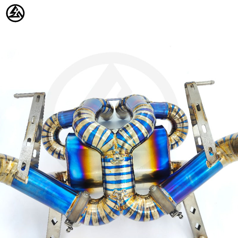 GF Hot Valvetronic Titanium Axleback Exhaust for Lamborghini Aventador LP700  Valved Exhaust System