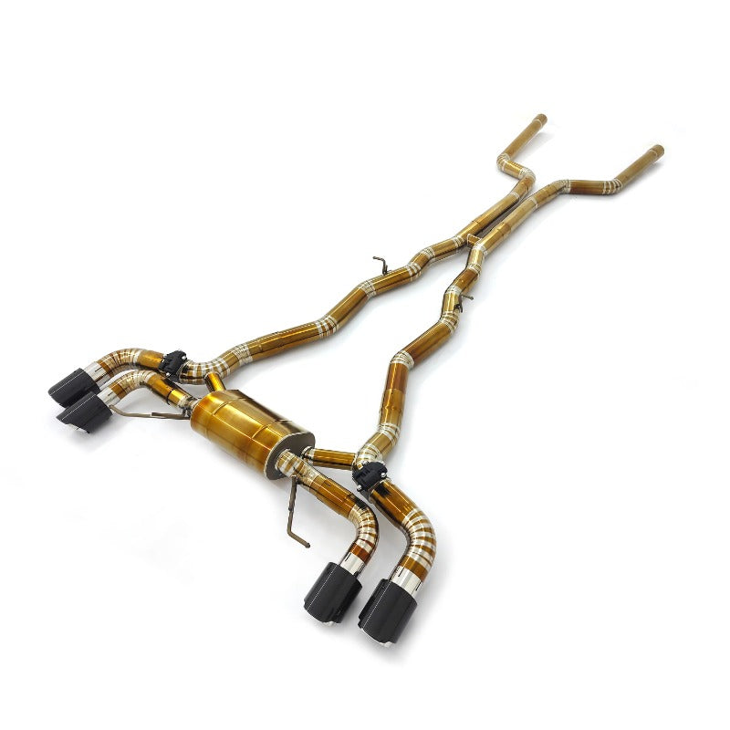 BMW M8 Gran Coupe F93 4.4TT Titanium Valvetronic Catback Exhaust with Valved Muffler, B2B Wholesale