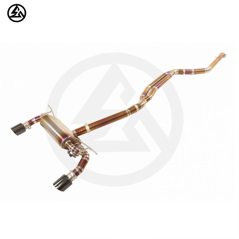 GF High Quality Titanium Valved Catback Exhaust for BMW M140i B58 3.0T 2017-2025 Valved Muffler Exhaust System