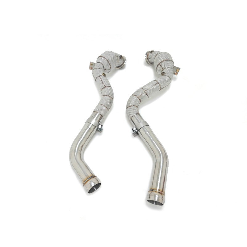 GF Free Flow Stainless Steel Downpipe for Mercedes-Benz C63 AMG W205 4.0T Free Flow Downpipe Exhaust Straight Pipe