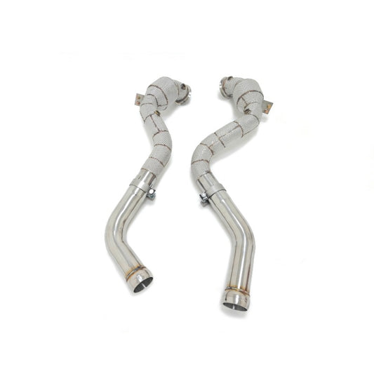 GF Free Flow Stainless Steel Downpipe for Mercedes-Benz C63 AMG W205 4.0T Free Flow Downpipe Exhaust Straight Pipe