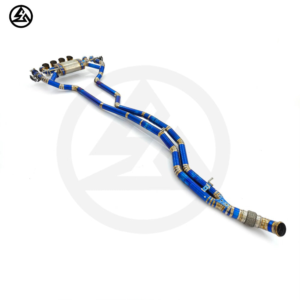 GF Titanium Valved Catback Exhaust for BMW M2 F87 N55 3.0T Valved Muffler Exhaust System With Remote Control