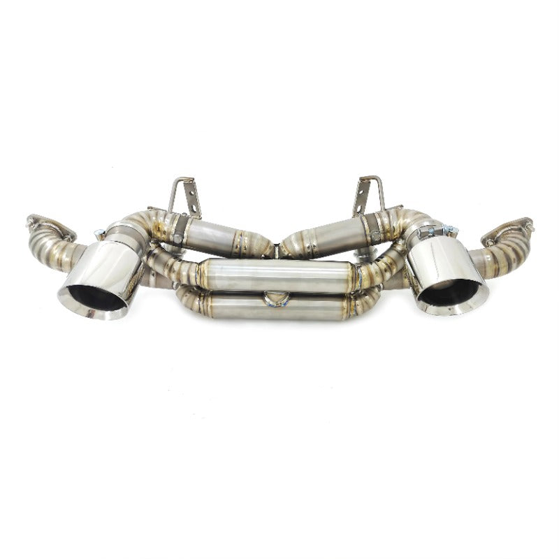 Porsche Cayman 718 GT4 RS 4.0L Titanium Valvetronic Axleback Exhaust with Valved Muffler, B2B Wholesale