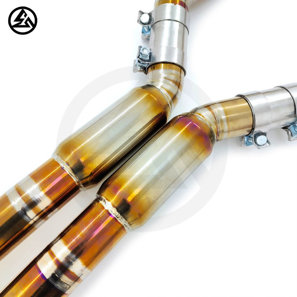 GF Titanium Valved Catback Exhaust for BMW G87 M2 S58 3.0T Valved Equal Length Midpipe Muffler Exhaust System