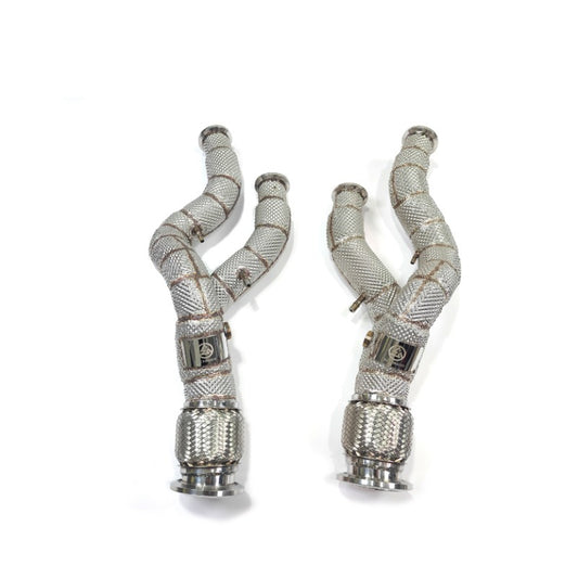 High Flow Stainless Steel Downpipe Exhaust for Lamborghini Aventador LP700-4 Downpipe With Heat Shield Exhaust System
