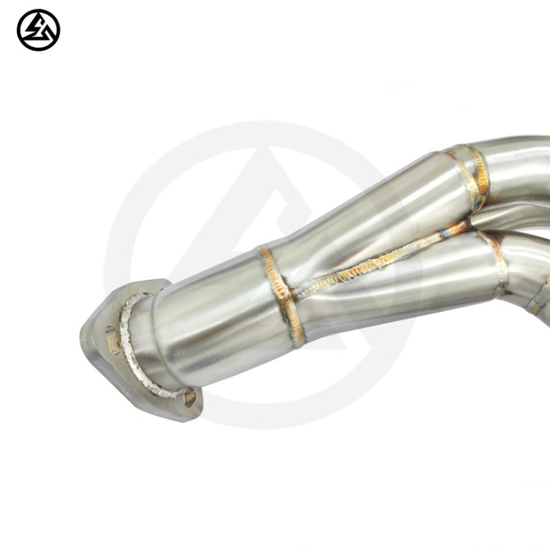GF High Quality Straight Pipe Manifold for Porsche 718 Cayman GT4/Spyder/GTS 4.0L Headers Brushed Straight Pipe