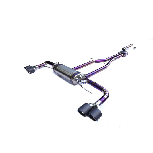GF Titanium Valved Catback Exhaust for BMW X5 X6 M50i G05 G06 N63 4.4TT Valved Muffler Exhaust System Axleback Remote Control