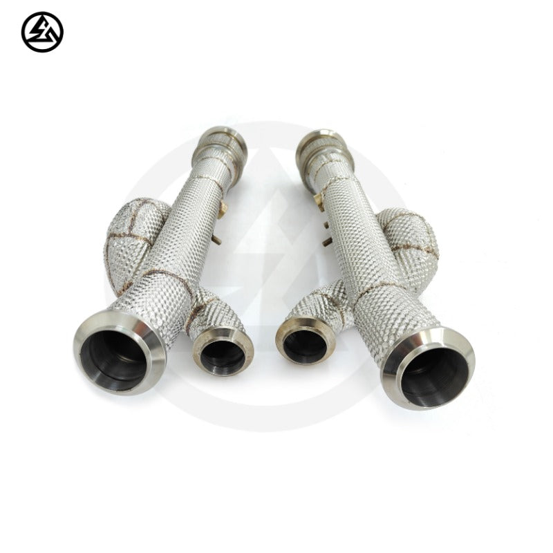 Lamborghini Aventador LP700/LP740 6.5L V12 Stainless Steel Downpipe Headers with Heat Wrap, B2B Wholesale