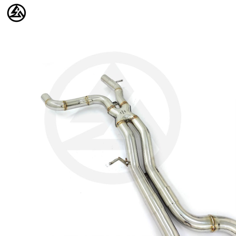 GF 958 Exhaust for Porsche 958 3.0L 3.6L 4.8L V6 V8 Valvetronic Catback Valve Muffler Remote Control Catback Exhaust Tips