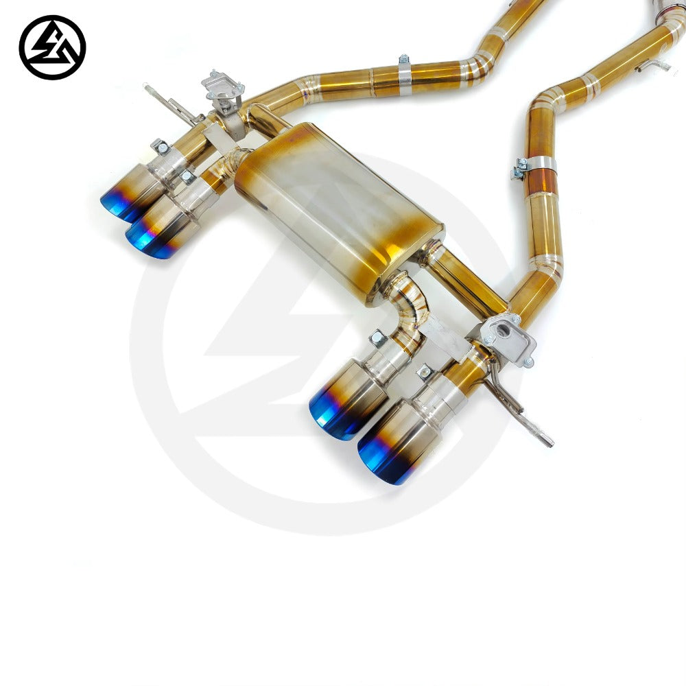 GF Titanium Valved Catback Exhaust for BMW G87 M2 S58 3.0T Valved Equal Length Midpipe Muffler Exhaust System