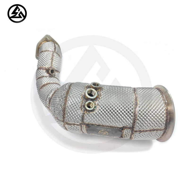 GF High Quality Sport Downpipe for Lamborghini URUS Catted Downpipe With Heat Shield Premium Exhaust System