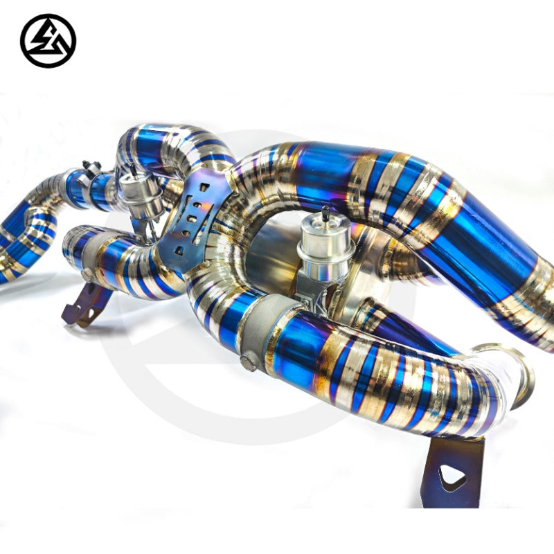 GF Titanium Valvetronic Axleback Exhaust for Lamborghini Huracan LP610 LP580 Valved Catback Exhaust System Remote Control
