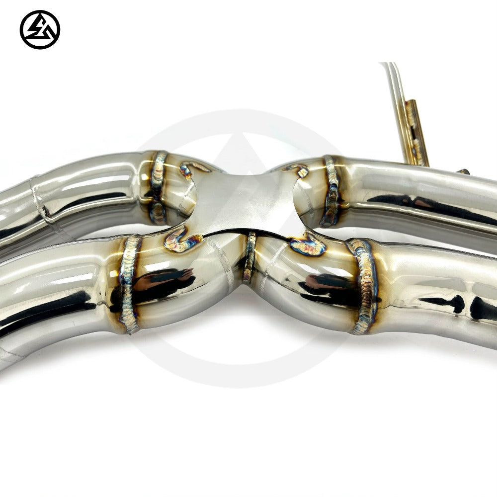 GF High Quality Valvetronic Catback Exhaust for Audi S4 S5 B8 B8.5 3.0T 2007-2025 Valved Muffler Remote Control Exhaust Tips