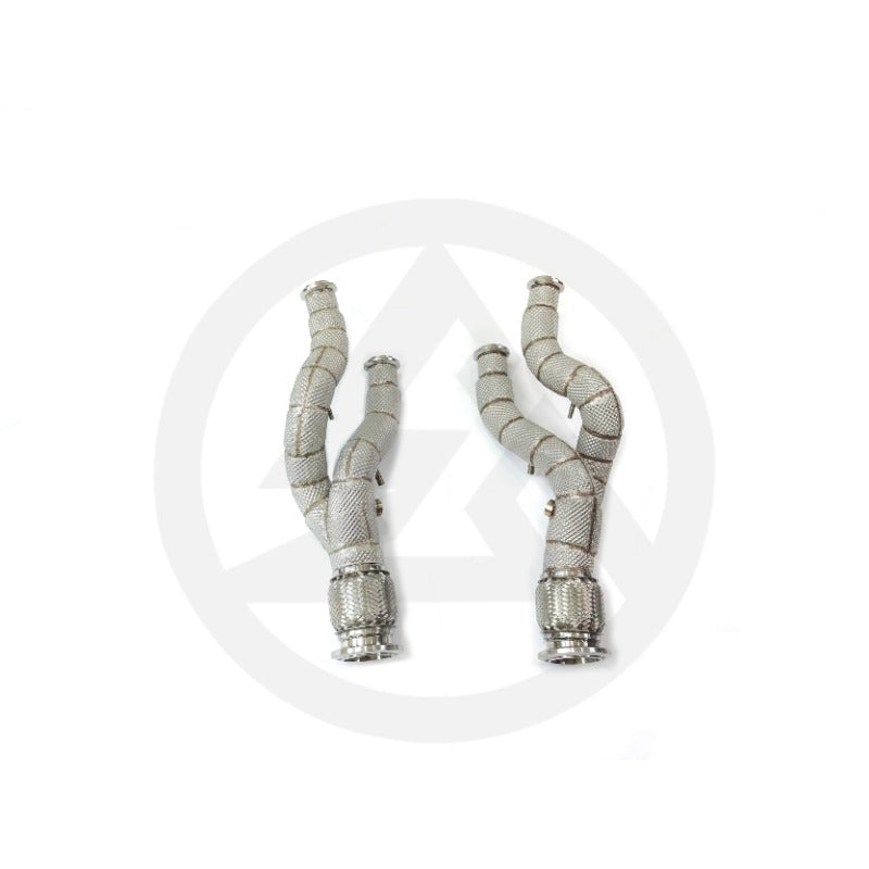 High Quality GF Downpipe for Lamborghini Aventador SVJ LP700-4 LP740-4 LP750-4 6.5L V12 Performance Exhaust System Racing