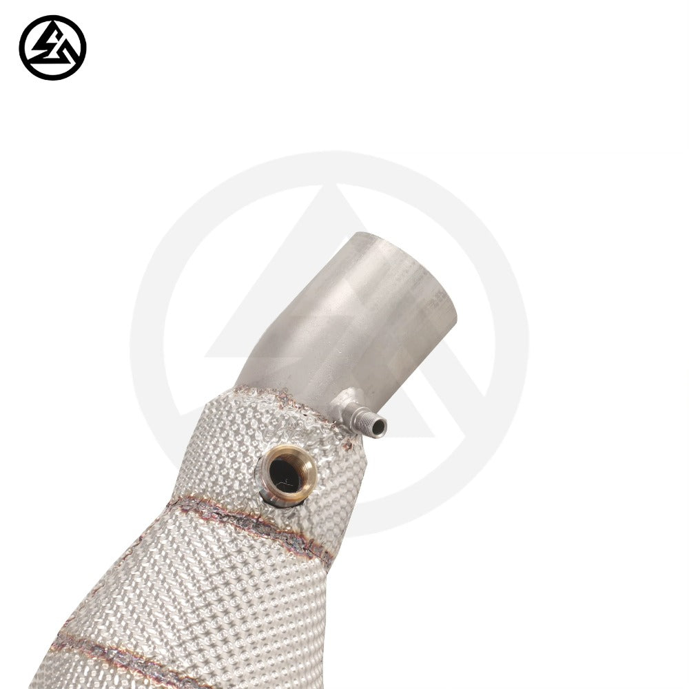 GF High Quality High Flow Sport Cat Downpipe for Ferrari F360 Catted Downpipe With Heat Shield