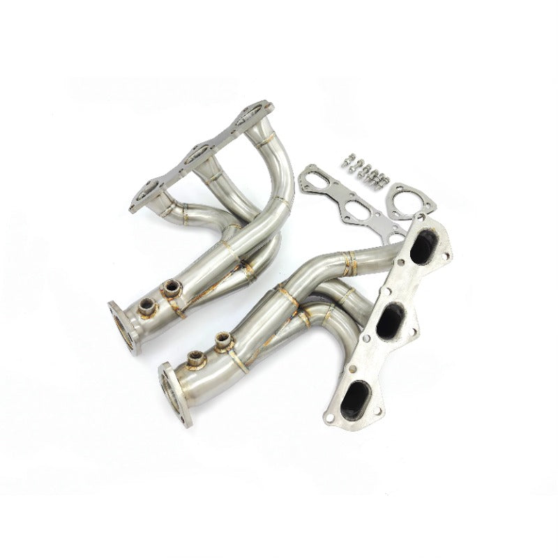 GF High Quality Straight Pipe Manifold for Porsche 718 Cayman GT4/Spyder/GTS 4.0L Headers Brushed Straight Pipe