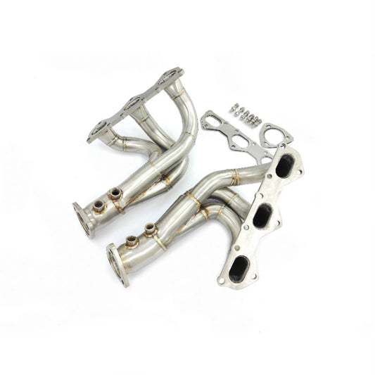 GF High Quality Straight Pipe Manifold for Porsche 718 Cayman GT4/Spyder/GTS 4.0L Headers Brushed Straight Pipe