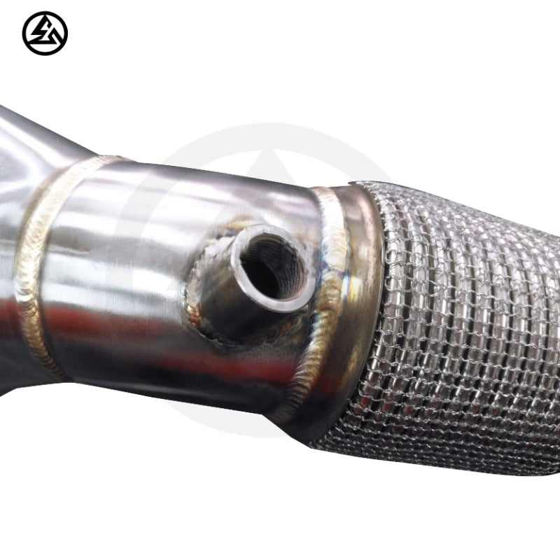 GF High Performance Free Flow Stainless Steel Exhaust Manifold Header for Ferrari 458 Straight Pipe Headers