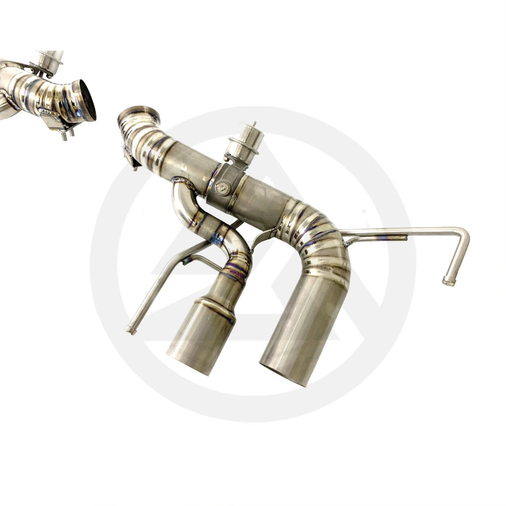 GF Titanium Muffler Exhaust for Ferrari California T 3.9T V8 Valved Remote Control Exhaust System