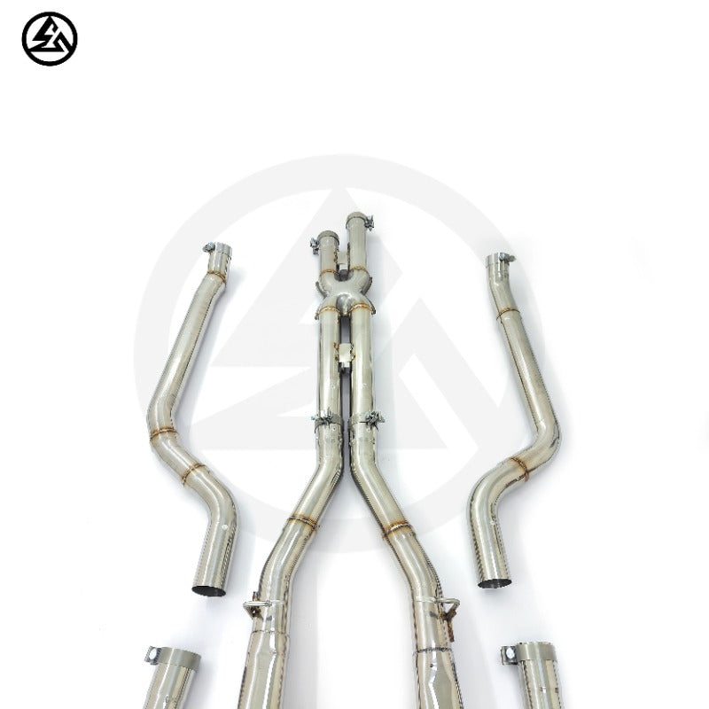 BMW X5 G05 M50i/X6 G06 4.4T Stainless Steel Catback Exhaust with Remote Valves, B2B Wholesale