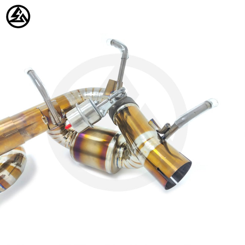 GF High Quality Titanium Valvetronic Muffler Exhaust for Ferrari 458 Italia Speciale Spider 4.5L Valved Exhaust Remote Control