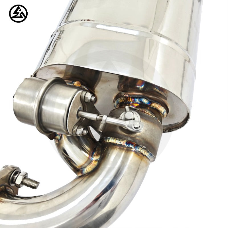 One on One Customer Service CSZ Exhaust for Porsche Boxster 981 Boxster Cayman 2.7L 3.4L Stainless Steel Catback Valved Muffler