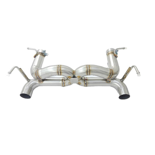 GF High Quality Stainless Steel Straight Pipe Muffler Exhaust for Ferrari 488 Spider GBT Pista 3.9T Free Flow Exhaust System