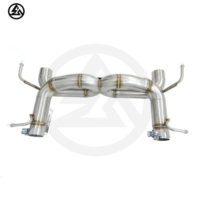 GF High Quality Stainless Steel Straight Pipe Muffler Exhaust for Ferrari 488 Spider GBT Pista 3.9T Free Flow Exhaust System