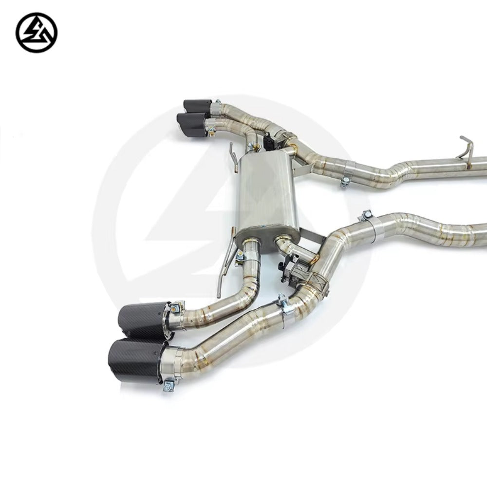 GF Performance Titanium Valved Catback Exhaust for BMW X3M F97 X4M F98 S58 3.0T Valved Muffler Exhaust System Axleback