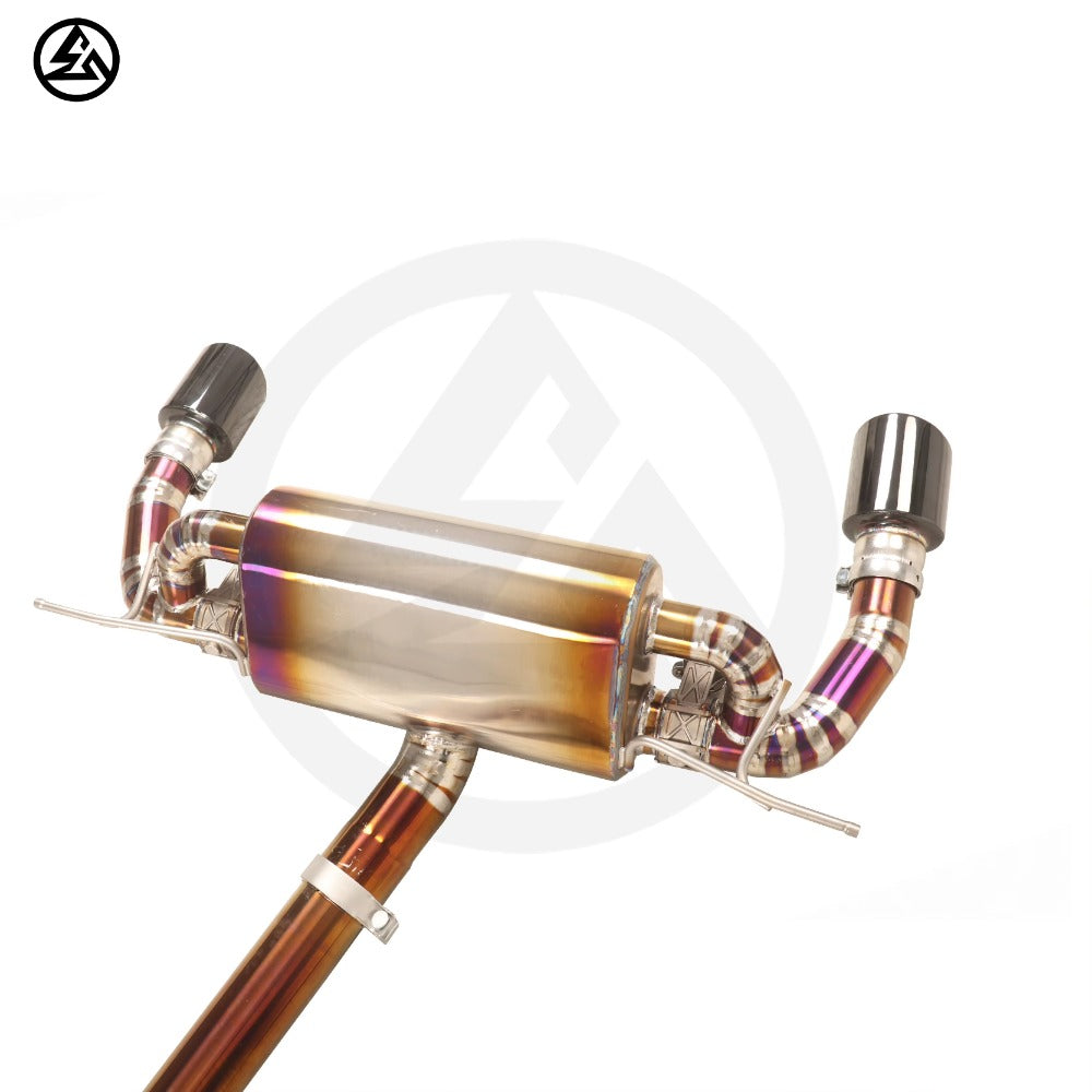 GF High Quality Titanium Valved Catback Exhaust for BMW M140i B58 3.0T 2017-2025 Valved Muffler Exhaust System
