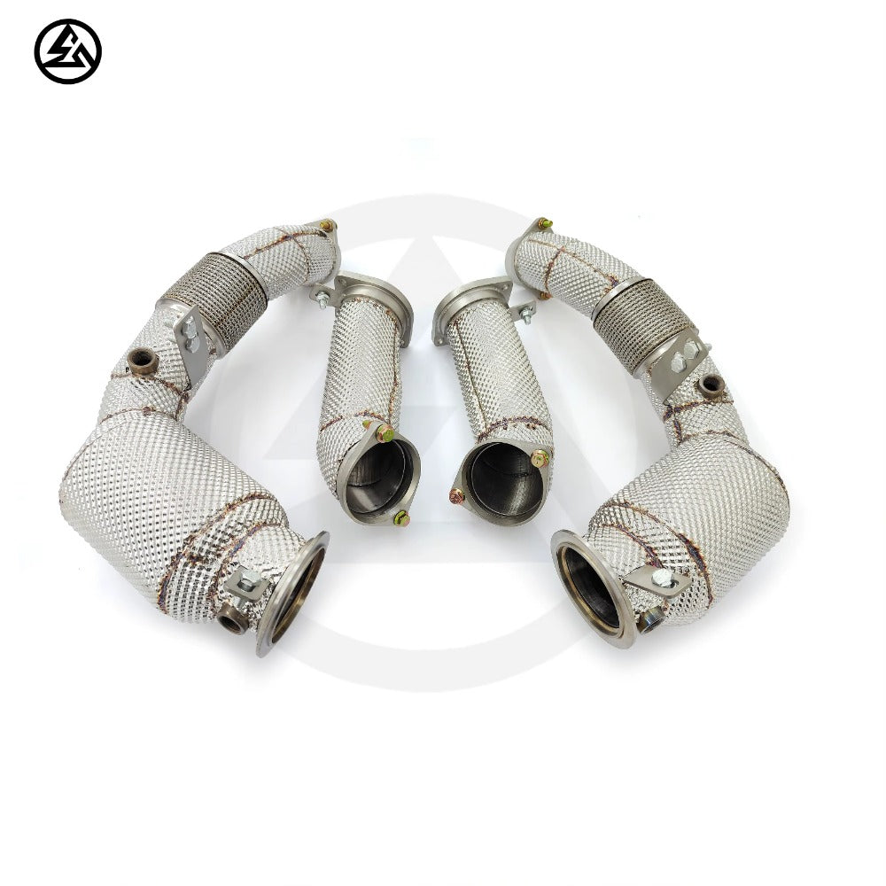 GF G90 M5 Catted Downpipe for BMW M5 G90/G99 S68 4.4TT V8 Downpipe Stainless Steel Exhaust System