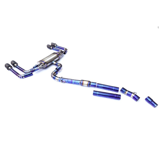 GF Hot Selling Titanium Catback for Audi S3 2.0T Valved Muffler Sport Titanium Catback Exhaust System
