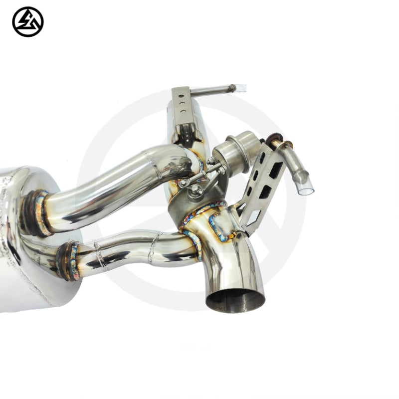 GF High Quality Stainless Steel Valvetronic Muffler Exhaust for Ferrari 488 Spider GBT Pista 3.9T Valved Exhaust With Tips
