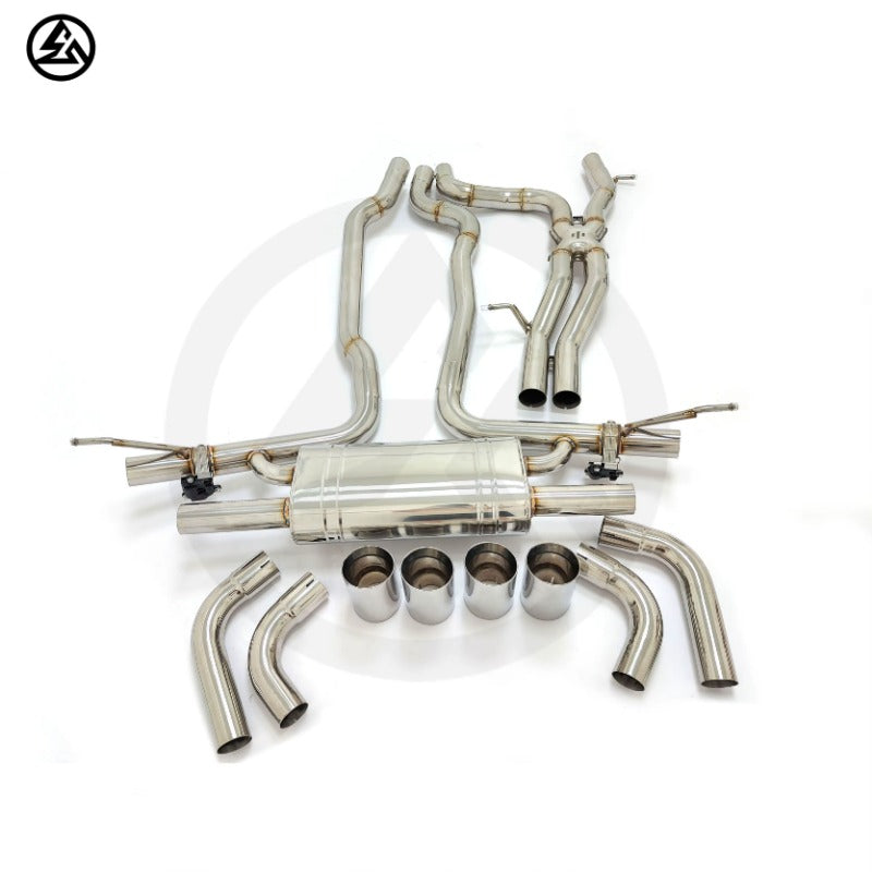 GF 958 Exhaust for Porsche 958 3.0L 3.6L 4.8L V6 V8 Valvetronic Catback Valve Muffler Remote Control Catback Exhaust Tips