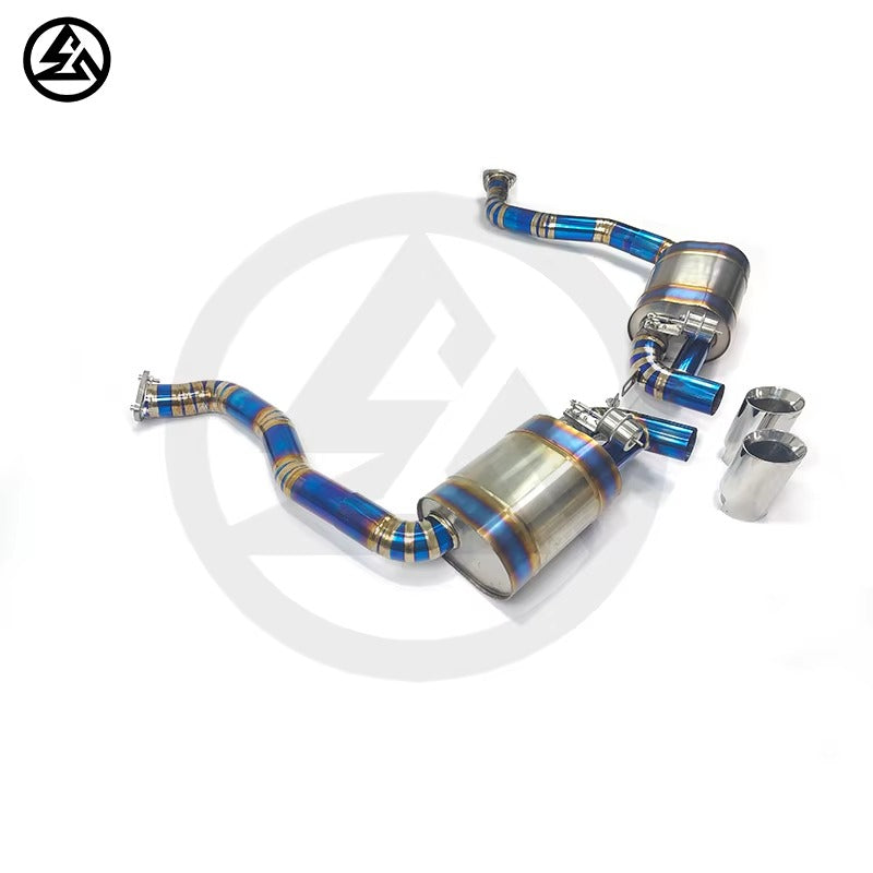 Perfect Fitment CSZ Titanium Valvetronic Exhaust for Porsche Cayman/Boxster 981 987 Valved Muffler Catback