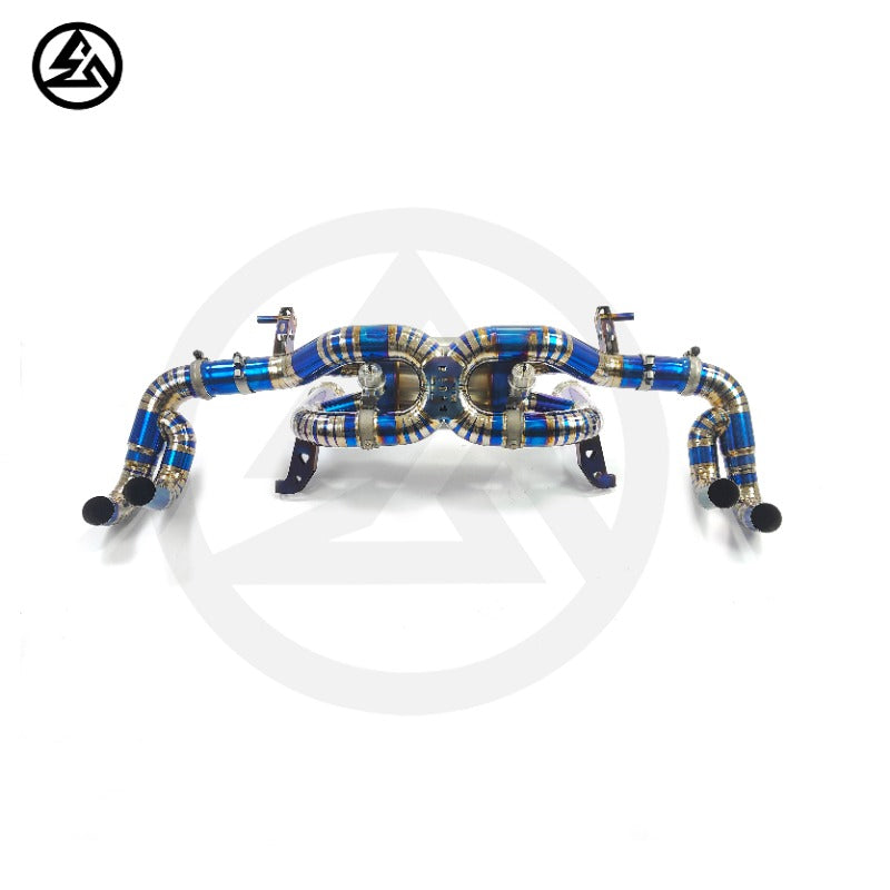 GF Titanium Valvetronic Axleback Exhaust for Lamborghini Huracan LP610 LP580 Valved Catback Exhaust System Remote Control