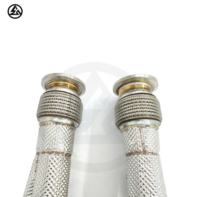 Lamborghini Aventador LP700/LP740 6.5L V12 Stainless Steel Downpipe Headers with Heat Wrap, B2B Wholesale